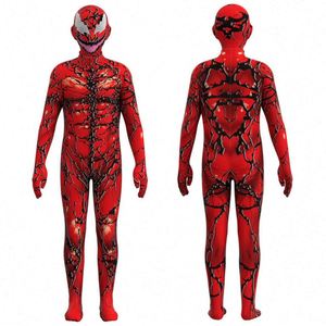 Nuovo Costume Unisex per Bambini di Halloween Ispirato a TV e Film, Tuta Aderente Rossa Cosvenom <span class=keywords><strong>2</strong></span> Venom, Spider-Man - Product Image 3