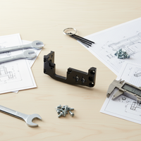 Poignée de fixation pour appareil photo en acier inoxydable usinée CNC – Service de conception personnalisée – Équipement industriel de précision professionnel