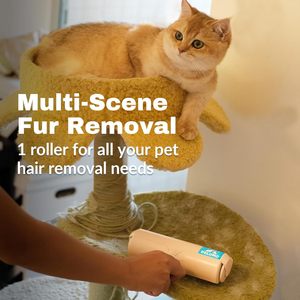 OEM ODM Custom Logo Color Reusable Cat Dog <b>Pet</b> Fuzz Fur Lint Cleaner Roller Hair Remover Removal Tool for Furniture Couch Carpet - Product Image 4