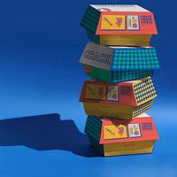 Boîtes d'emballage personnalisées en papier kraft jetable pour sandwichs, avec fenêtre, pour chips et aliments pour bébés, en matériaux recyclés, vente en gros
