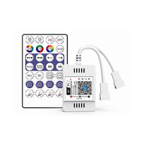 Alexa Google Home รีโมทคอนโทรลควบคุมด้วยเสียง,Wifi LED SPI Controller สำหรับแถบนำทางแบบแอดเดรส