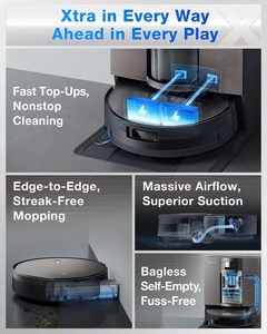 Powerful EcoVacs X11 OMNICYCLONE Robot Vacuum & Mop – 19500Pa, Auto-Empty, Smart Mapping, Long Battery for Home & Hotel. - Product Image 3