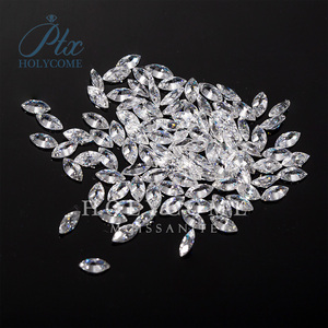 1,5. x3-2.5x5mm <span class=keywords><strong>Loose</strong></span> A ertititierer1 D Marquesa corte suelto moissanita proveedor directo de fábrica Precio de Diamante por quilate
