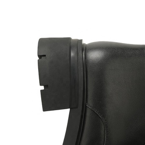 Bottines <span class=keywords><strong>Chelsea</strong></span> formelles pour femmes Moncheer, style western, élégantes, à lacets, avec boucle latérale, fermeture éclair, talon épais, légères, antidérapantes, rehaussantes - Product Image 6