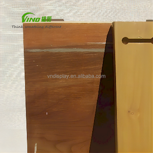 Escaparate de madera montado en la pared con tapa para cadena de suéter, exhibición directa de collar, exhibición de madera - Product Image 4