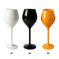 Verres à vin, flûtes à champagne et prosecco vintage en plastique acrylique de luxe de 130 ml avec logo personnalisé pour les fêtes, les mariages et les événements