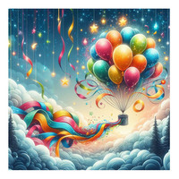 Ever Moment Drop Shipping Diamant Peinture Flottant Ballon Coloré Diamant Mosaïque Art Artisanat Kit Décor À La Maison ASF2948