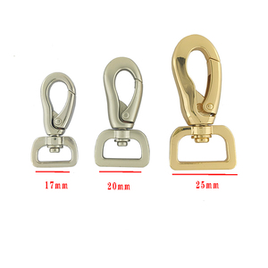 إكسسوارات أحزمة الحيوانات الأليفة مخصصة بشعار الشركة، مشابك معدنية من سبائك الزنك عالية التحمل وخطافات دوارة بعرض 17 مم و20 مم و25 مم - Product Image 3