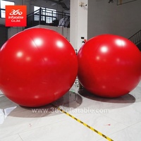 Ballon publicitaire gonflable en PVC personnalisable à 360 degrés gonflables à valve scellée en usine professionnelle