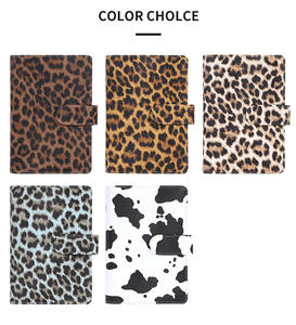 Eopard-extured eafter 6 ings 6 uudBinder oney rganizer Lanner oose-EAF torage ook con cenizas nvelopes - Product Image 6