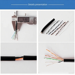 Denixi 1000ft 305M CAT6 trong nhà truyền thông Mạng Cáp 23AWG 24AWG UTP FTP SFTP <span class=keywords><strong>Ethernet</strong></span> Cáp tại chỗ hàng hóa - Product Image 3