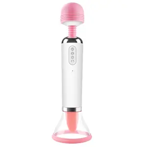 2020 Best Selling Vibrator G-Spot Oral Sex Toys For Woman Nipple Sucking Clitoral Stimulator Sex Licking Tongue Vibrating Sucker