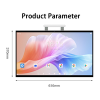 Monitor de TV Portátil con Ruedas y Batería de 128 GB, Pantalla Táctil Android de 24/27/32 Pulgadas, Control Remoto, Soporte para Cocina, TV Inteligente Móvil