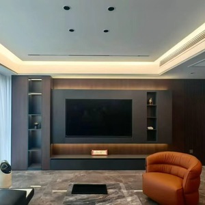 Mobile <span class=keywords><strong>TV</strong></span> in Legno Massello Durevole, Design Moderno e Alla Moda, Adatto a Diverse Configurazioni di Arredamento per Soggiorni Familiari - Product Image 3