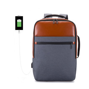 Sac à dos pour ordinateur portable de voyage personnalisé, sac pour ordinateur portable professionnel, port de charge USB, sac à dos pour ordinateur portable imperméable, sac à dos pour femmes et hommes - Product Image 1