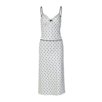 Ensemble décontracté d'été 2 pièces pour femme : short tissé et débardeur col en V, couleur unie, respirant, polyester/coton, coupe classique, vêtements de sport