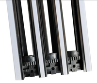Diffuseur d'air linéaire en aluminium à 2 ou 3 fentes, grille de diffuseur de plafond pour ventilation CVC