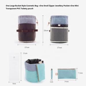 Muestra Gratuita de Bolsas de Maquillaje Multifuncionales con Cordón para Viaje, Bolsa Cosmética Impermeable con Cordón, Venta al Por Mayor - Product Image 3