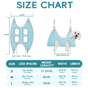 Hamaca de Limpieza para Mascotas, Juego de Herramientas Profesionales para Recortar Uñas de <span class=keywords><strong>Perros</strong></span> y Gatos, Seguro, Fácil de Usar, Personalizado - Product Image 4