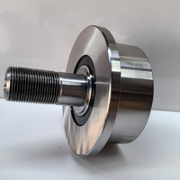 Bantalan Rol Rel Berflens Pelumas Oli, Pelari Beban, Cam Follower, Tipe Tertutup, Flange Stud, Merek Connel FCF 2 1/2 Diameter 25mm