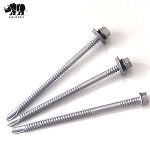 <span class=keywords><strong>Tornillos</strong></span> Autoperforantes Hexagonales de Acero Inoxidable Zincado para Techos Métricos con Arandela de EPDM para Paneles Sándwich - Product Image 5