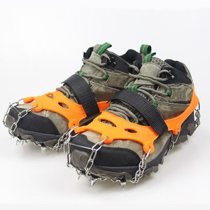 Crampons à 19/23 pointes, antidérapants, pour bottes, randonnée hivernale, équipement tactique, griffes à glace pour chaussures - Product Image 6