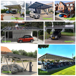 Ngoài Trời Không Thấm Nước Năng Lượng Mặt Trời Mái Nhà Bãi Đậu Xe Cấu Trúc Núi Giá Năng Lượng Mặt Trời Bãi Đậu Xe Bãi Đậu Xe 2 Xe 4 Xe Cấu Trúc Ý Tưởng Thiết Kế - Product Image 6