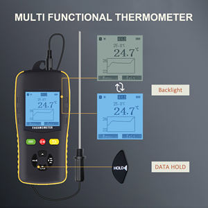 Temperatura Digital Data Logger Gravador Temperatura Termômetro Termopar Handheld Industrial Tzone PTD601 - Product Image 3