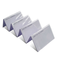 Carte de Proximité RFID JEWEI 125kHz R/W 26 bits, Blanche Vierge, Codage de Données Numériques pour Contrôle d'Accès, Étanche