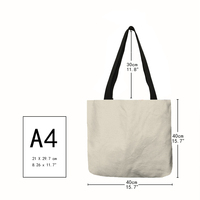 Jolies filles sac à main aquarelle chat mignon personnalisé imprimé Eco lin réutilisable Shopping voyage sac fourre-tout décontracté