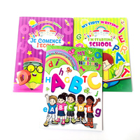 Libros de texto de escuela primaria Los niños de 2 a 7 años aprenden a leer y escribir letras en inglés divertidas matemáticas ABC impresión de libros de ejercicios