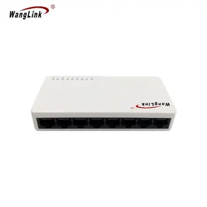 Wanglink de alto rendimiento 10/100M 8 Puerto interruptor de Ethernet, no gestionado red interruptor Fast Ethernet