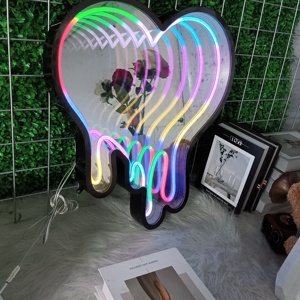 Love LED RGB Infinity Mirror Decorative Ambient Lights Factory Direct Supply, Custom Options Available - Product Image 6