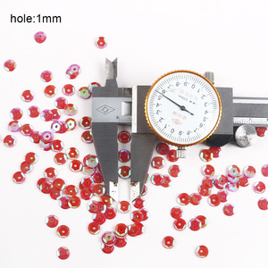 Bán buôn nhà máy đầy màu sắc long lanh tự làm vật liệu Trang trí phụ kiện quần áo may sequin - Product Image 6