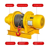 Grue de levage à un mot robuste 1 tonne nouveau palan électrique en métal 380V avec opération manuelle de l'élingue de câble