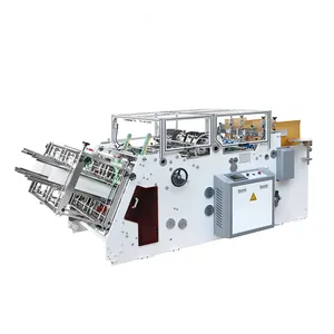 [JT-HBJ-D1200]CE Pizza Box Forming Machine Kraft Paper Food Meal Carton Papelão Caixa Automática Erecting Forming Machine