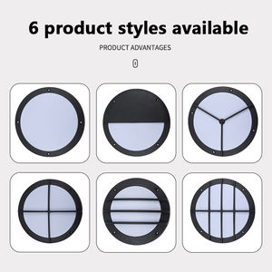 Luminaire LED ovale étanche 40W 15W en aluminium rond IP65 résistant à l'humidité pour extérieur - Product Image 2