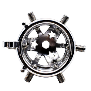 FRRK BDSM กรงล็อคอวัยวะเพศชาย,กรงสเตนเลสสตีลกรงพรหมจรรย์โลหะ - Product Image 6