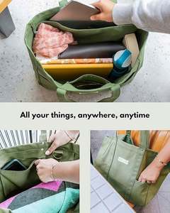 Échantillon gratuit Porte-bûches robuste Accessoires pour poêle à bois pour le camping Sac fourre-tout en toile cirée pour bois de chauffage - Product Image 6