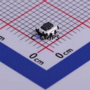 TBF125KQR Tactile Switch SMD Switch Single Pole Single Throw Rectangle Button Vertical Mount 2.9mm - Product Image 1