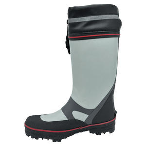 Stivali da pesca impermeabili resistenti <span class=keywords><strong>per</strong></span> gli uomini Mid-alta pioggia stivali antiscivolo con coulisse Sole <span class=keywords><strong>scarpe</strong></span> da pesca in roccia - Product Image 6