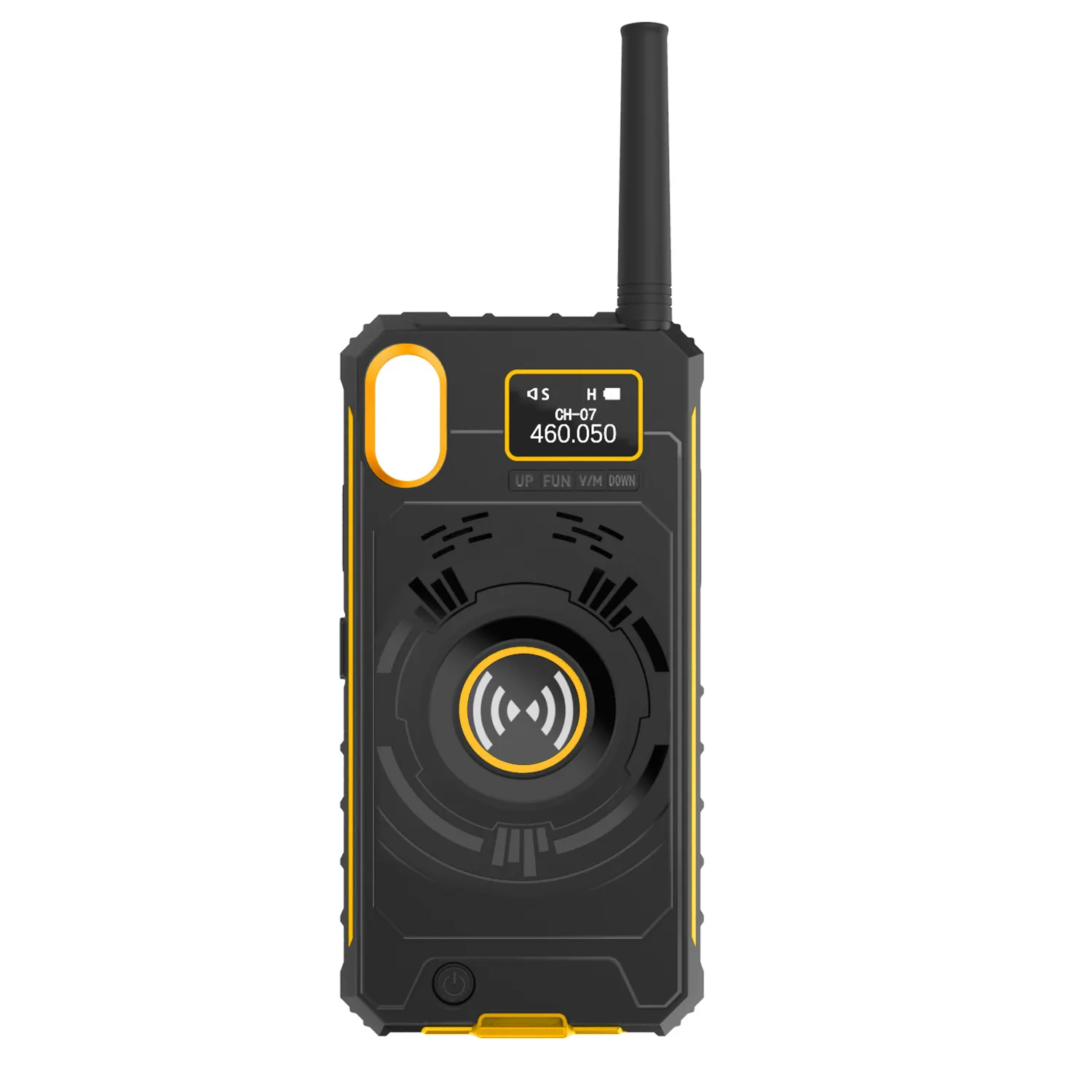 Analog radyo CE FCC sertifikası güç banka walkie talkie Iphone durumda 3KM çift anten USB şarj aleti iki yönlü telsiz JM-01