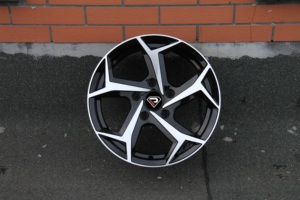 GPWLGZJ 687 Jantes en alliage d'aluminium noir de haute qualité 15/16 pouces 7j 5-100 stock en vrac de Chine pour <span class=keywords><strong>POLO</strong></span> <span class=keywords><strong>GTI</strong></span> - Product Image 2