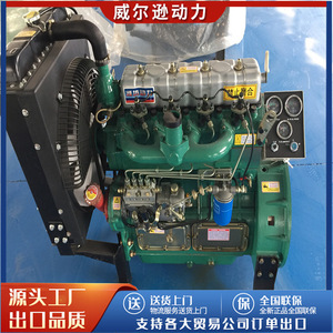 Grupo Electrógeno de Arranque Automático de Cuatro Cilindros y Cuatro Tiempos con Motor Diésel Weifang 4100 4102 4105 6105 6110 6126 - Product Image 5
