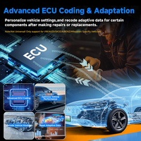 XTOOL D7W D7WIFI, Diagnóstico Bidireccional de Todos los Sistemas y Programador de Llaves de Auto XTool, Compatible con Codificación ECU, CANFD y DOIP, Más de 40 Servicios