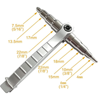 Herramienta Expansora Manual Universal YOD OEM Multitamaño para Tubos de Acero Inoxidable y Cobre, Expansión de Refrigeración de 1/4 a 7/8
