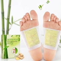 Patchs Détoxifiants OEM aux Herbes pour les Pieds, Tampons Nettoyants Profonds au Vinaigre de Bambou, Soulagent les Douleurs aux Pieds et les Gonflements des Jambes, Usage Quotidien