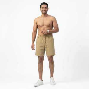 Shorts de sport décontractés respirants à cordon de serrage en coton/élasthanne 100% personnalisés, séchage rapide, pour la randonnée et l'entraînement, livraison DDP en gros - Product Image 1