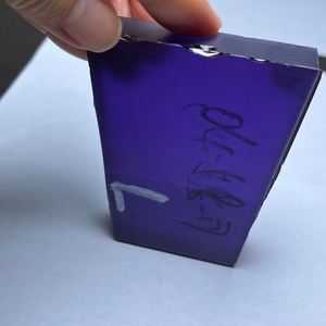 Gemmes saphir bleu violet cultivées en laboratoire facettées brutes pour les pierres précieuses de bricolage - Product Image 3