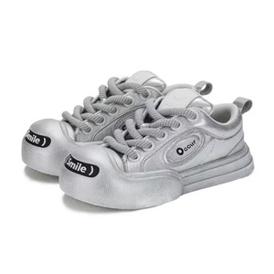 Zapatos <span class=keywords><strong>de</strong></span> mujer <span class=keywords><strong>de</strong></span> lujo <span class=keywords><strong>de</strong></span> diseñador, <span class=keywords><strong>de</strong></span> cuero auténtico, con diseño <span class=keywords><strong>de</strong></span> boca abierta y sonrisa, estilo 'ugly cute', <span class=keywords><strong>de</strong></span> punta ancha, con acabado pulido y efecto desgastado, planos y casuales. - Product Image 5